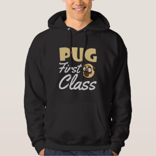 Sudadera Camiseta Típica de Primera Clase Pug 157