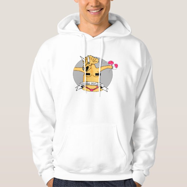 Sudadera camiseta Tricera-con las tetas al aire (Anverso)