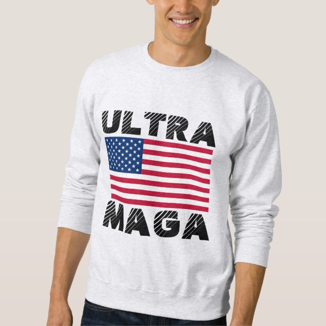 Sudadera Camiseta ULTRA MAGA TRUMP-CAMISETA-NAVIDADES (Anverso)