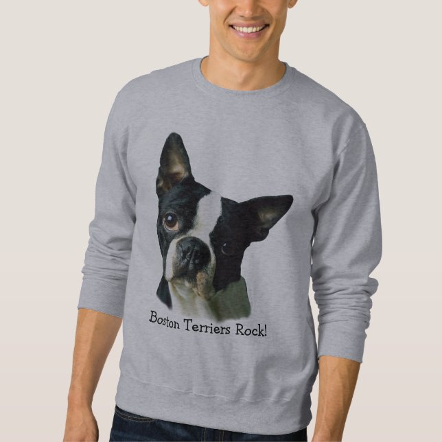 Sudadera Camiseta unisex de Boston Terrier (Anverso)