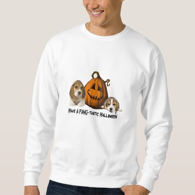 Sudadera Camiseta unisex de Halloween de los beagles (Anverso)