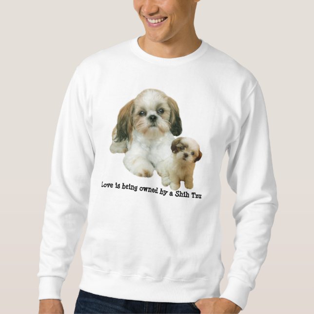 Sudadera Camiseta unisex de los compinches de Shih Tzu (Anverso)