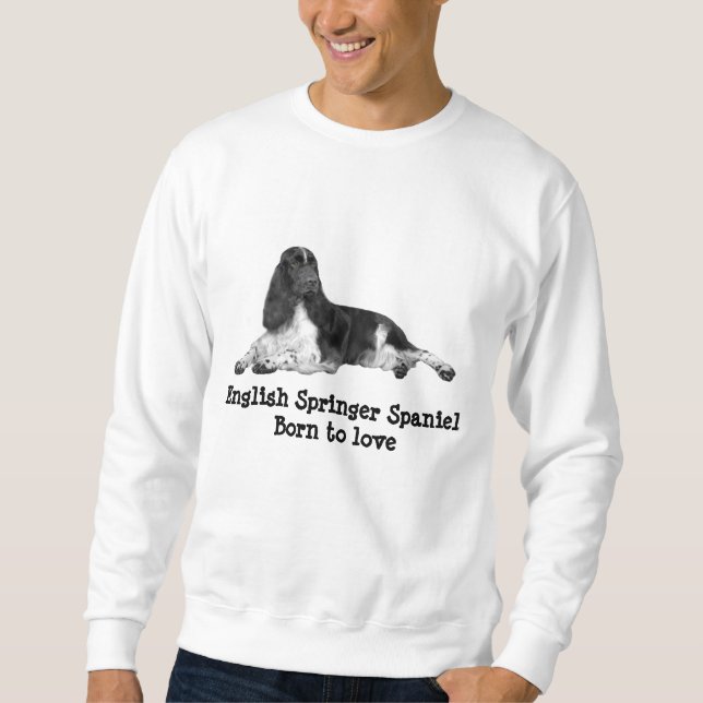 Sudadera Camiseta unisex del perro de aguas de saltador (Anverso)
