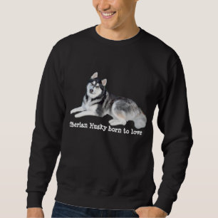 Sudadera Camiseta unisex hermosa del husky siberiano