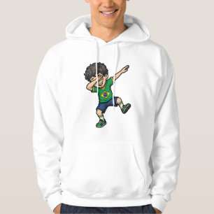 Sudadera Camiseta Vector Vintage Chico Dab Fútbol Brasil_1