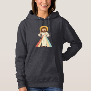 Sudadera Camiseta Vectorial de Bendición Religiosa Vintage_