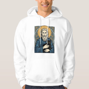Sudadera Camiseta vectorial de diseño de retrato de gato sa