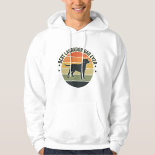 Sudadera Camiseta Vectorial de Perro Padre Labrador Vintage