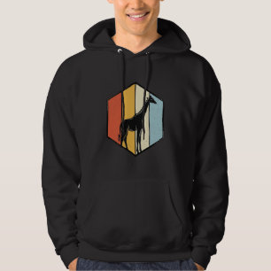Sudadera Camiseta Vectorial de Safari Geométrico de Jirafa