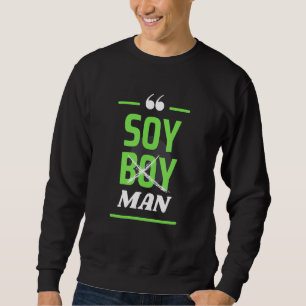 Sudadera Camiseta Vegana A Base De Plantas Para Hombres Soy