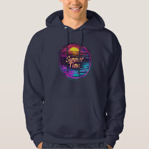 Sudadera Camiseta Vibrante Retro “Verano” Puesta de Sol