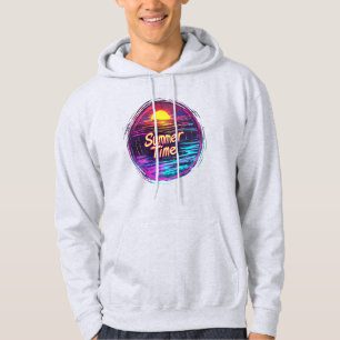 Sudadera Camiseta Vibrante Retro “Verano” Puesta de Sol
