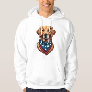 Sudadera Camiseta vintage con bandana de Golden Retriever p