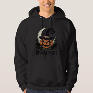 Sudadera Camiseta Vintage de Halloween Calabaza Gato Bruja 