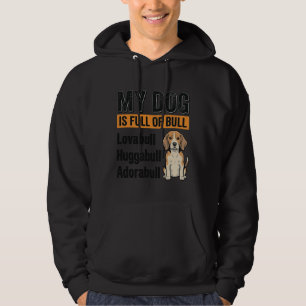 Sudadera Camiseta Vintage Divertida Mi Perro Está Lleno de 