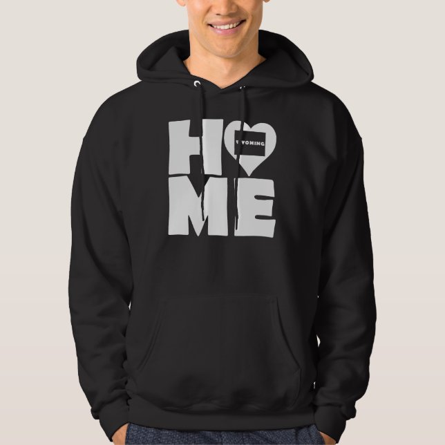 Sudadera Camiseta Wyoming Home Heart State Tees (Anverso)