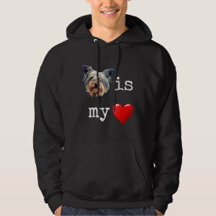 Sudadera Camiseta Yorkie Ama Regalos de Terrier de Yorkshir