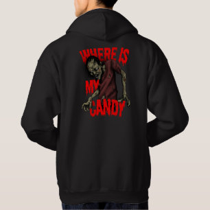 Sudadera Camiseta Zombie Candy Hoodie - ¿Dónde Está Mi Cand