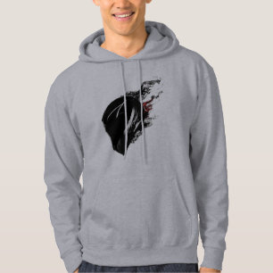 Sudadera CamisetaCasco de carreras de humo negro – Velocida