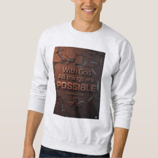 Sudadera CamisetaCon Dios Todas las Cosas Son Posibles – Ma