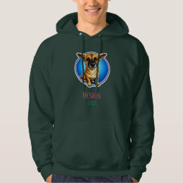 Sudadera CamisetaRetrato de perro guardián fuerte y leal Gr