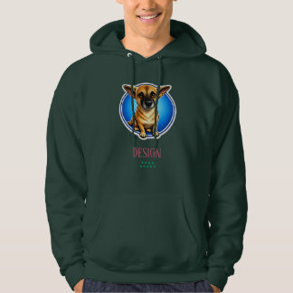Sudadera CamisetaRetrato de perro guardián fuerte y leal Gr
