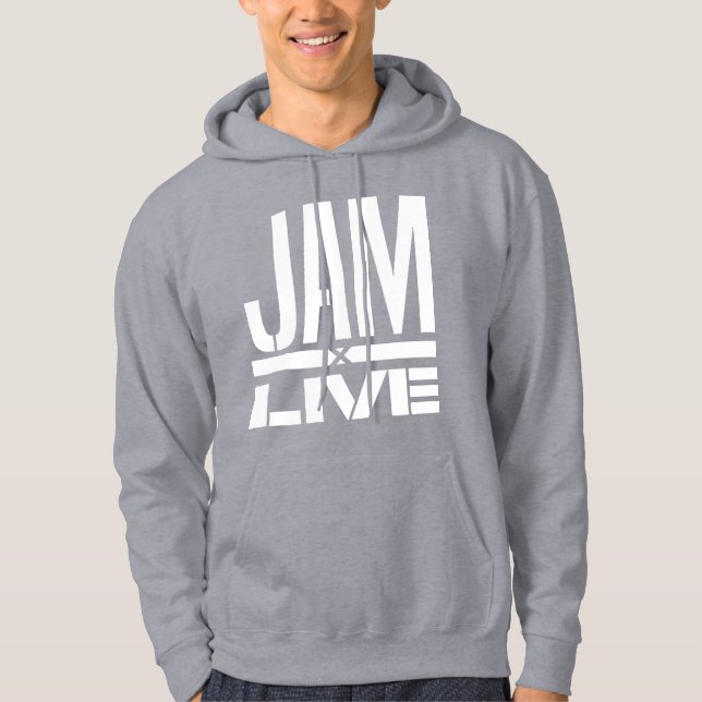 Sudadera Camisón con logotipo JamxliVe - Gris (Anverso)