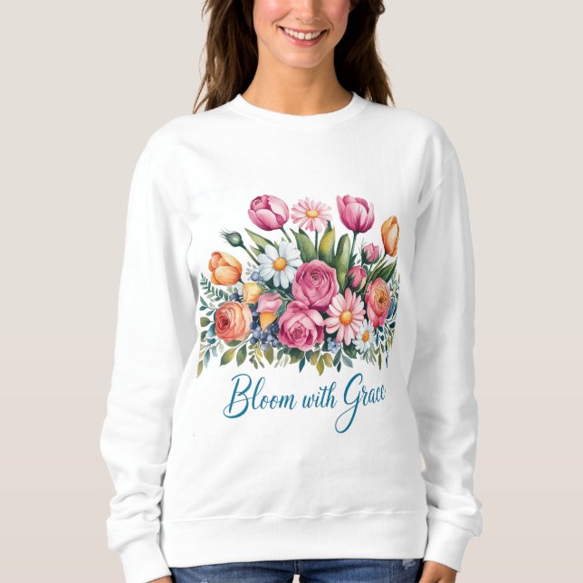 Sudadera camisón de champán de la reina de las destartalada (Anverso)