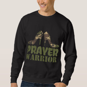 Sudadera Camo Heels Oración Guerrero Fe Dios Jesús Cristian