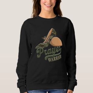 Sudadera Camo Heels Oración Guerrero Fe Dios Jesús Cristian