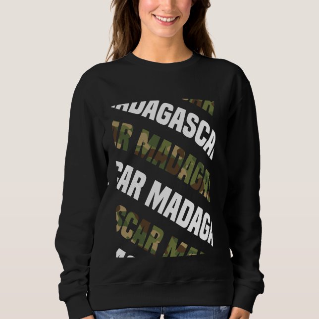 Sudadera Camo Pattern Green Camoufling en Madagascar (Anverso)