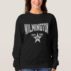 Sudadera Camo Souvenir USA Star Wilmington Delaware