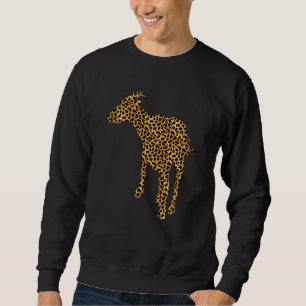 Sudadera Camois Leopard Print Goat Antelope Animal Women