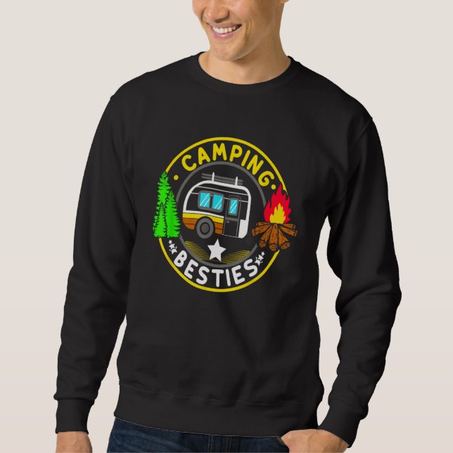 Sudadera Camp Besties Camping   Happy Camper (Anverso)
