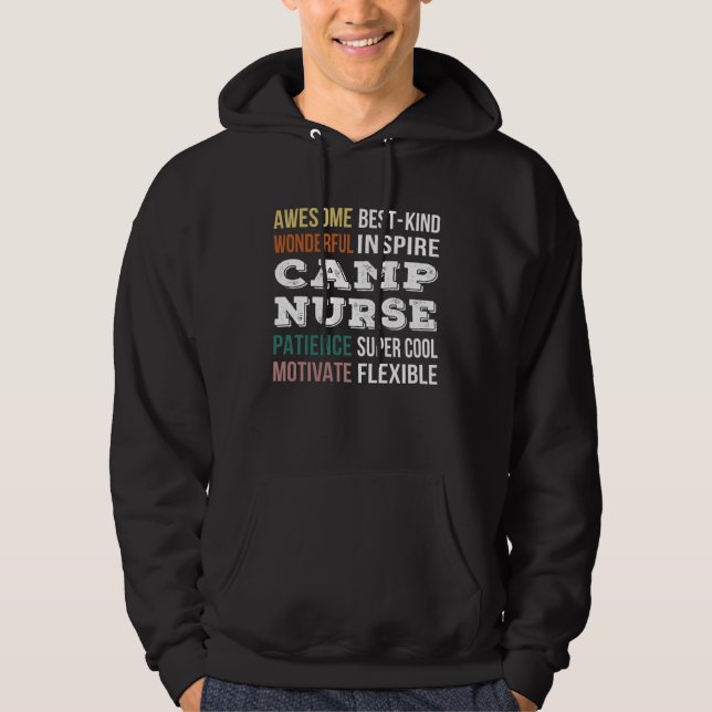 Sudadera Camp Nurse  Appreciation (Anverso)