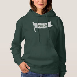 Sudadera Campamento Bachelorette Mountain Green Flag Campin