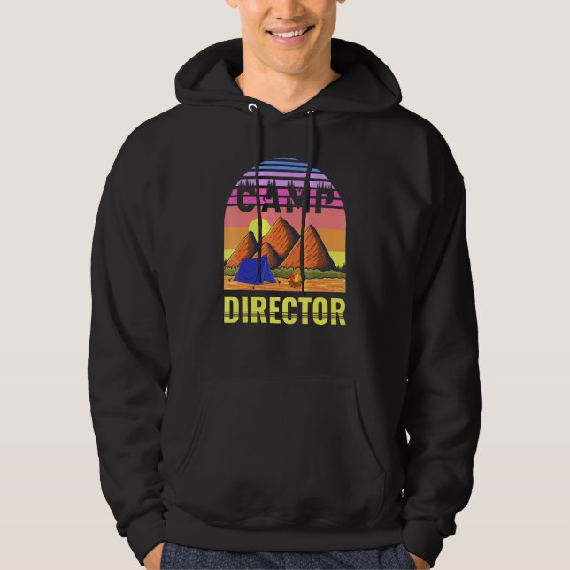Sudadera Campamento de Campamento Director Sunset Summer Ca (Anverso)