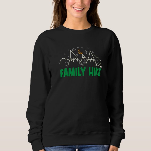 Sudadera Campamento de excursión familiar viaje familiar gr (Anverso)