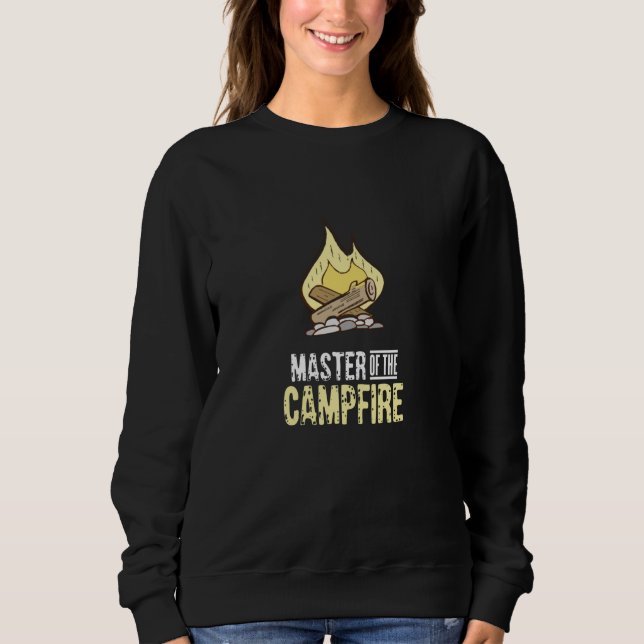Sudadera Campamento de fogata (Anverso)