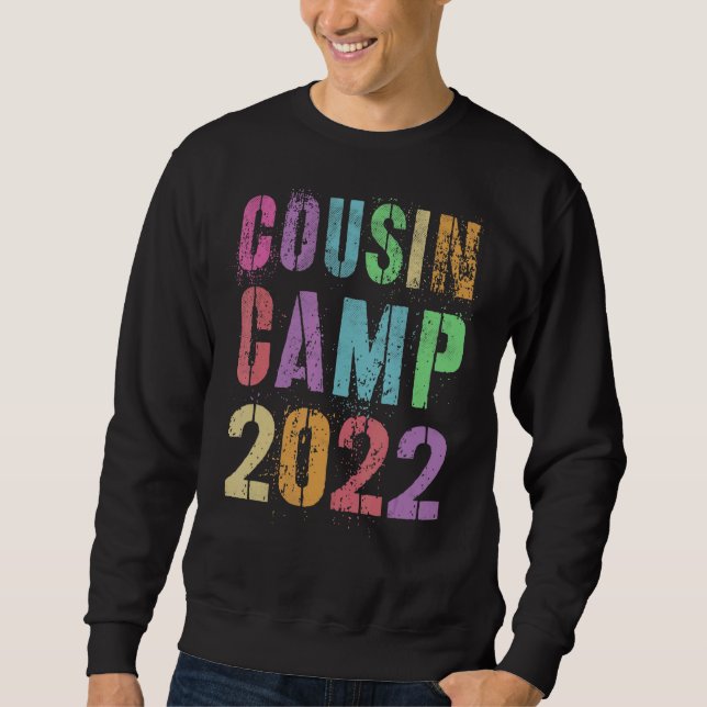 Sudadera Campamento de Primos 2022 Abuela Campo de Verano A (Anverso)