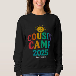 Sudadera Campamento de Primos 2025 Campamento de divertidos