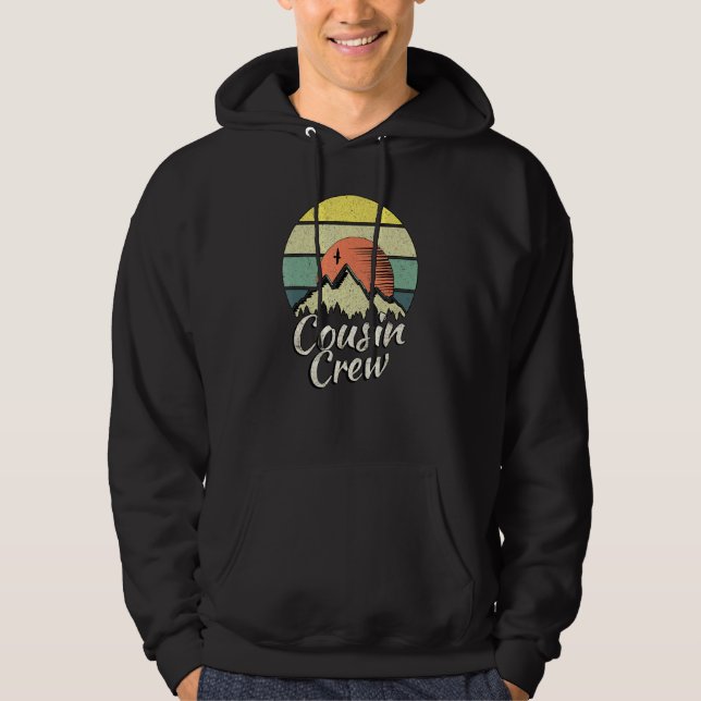 Sudadera Campamento de verano al aire libre de la tripulaci (Anverso)