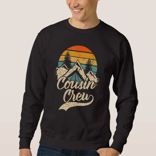 Sudadera Campamento de verano al aire libre de la tripulaci (Anverso)