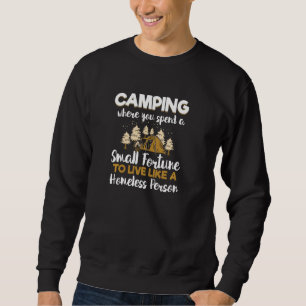 Sudadera Campamento divertido de camping para personas sin