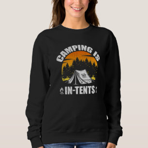 Sudadera Campamento En Tiendas Camping Camper