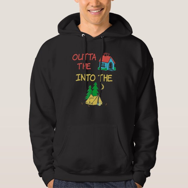 Sudadera Campamento Fuera De Casa En Mat Al Aire Libre De L (Anverso)