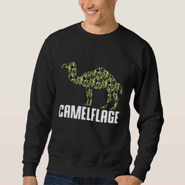 Sudadera Campaña Camuflaje Dromedary Camelflage Hump Day Ca (Anverso)