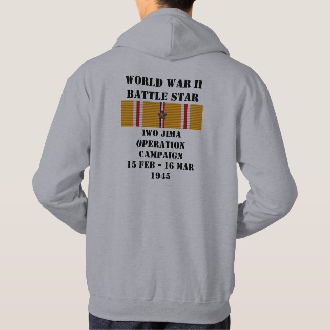 Sudadera Campaña De Operación Iwo Jima (Reverso)