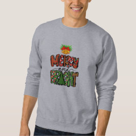 Sudadera Campanas de Navidad Alegres y Brillantes Festivas