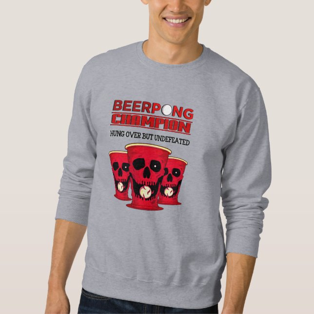 Sudadera Campeón de Beer Pong (Anverso)